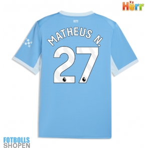 Billiga Manchester City Matheus Nunes #27 Hemmatröja 2026-27 Kortärmad